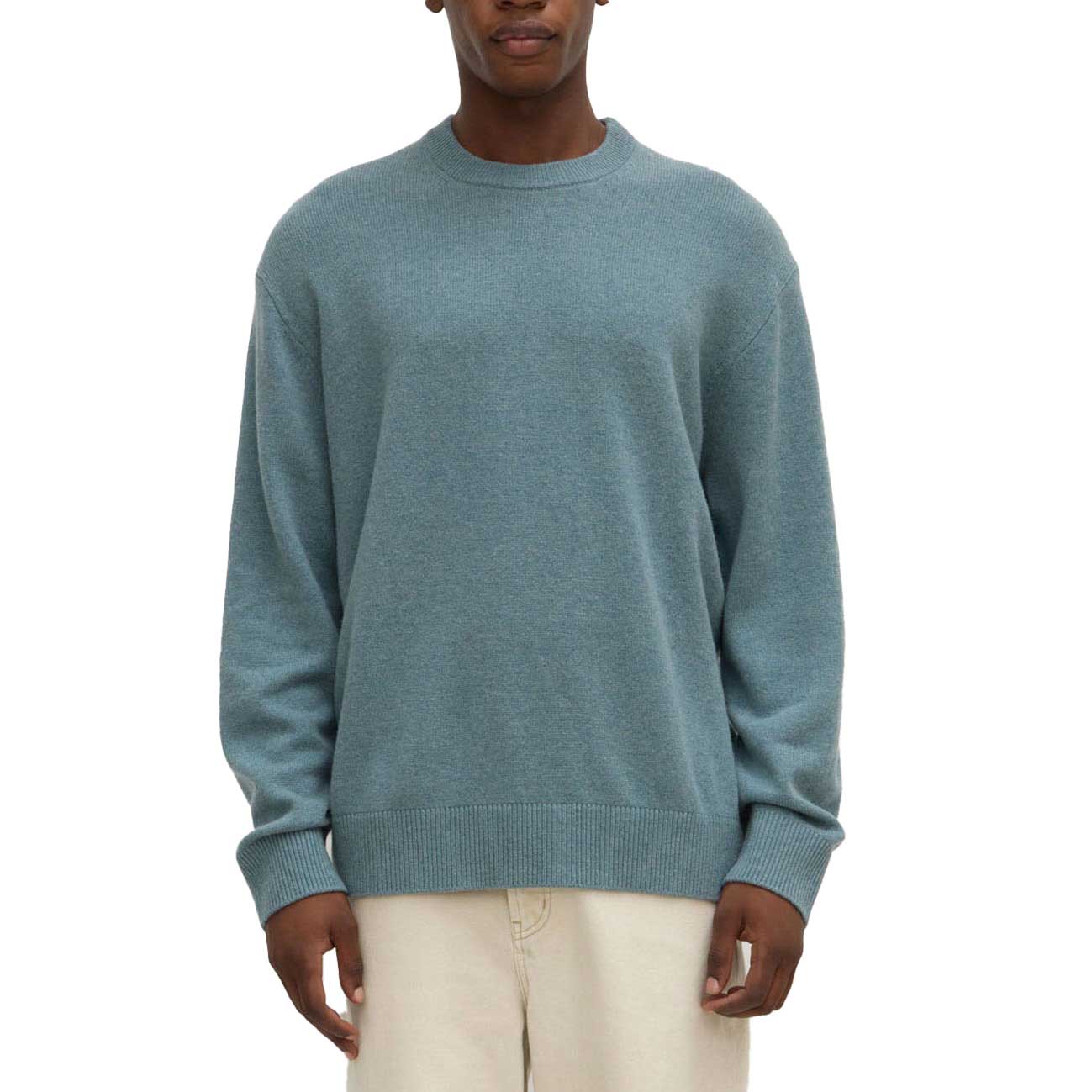 Assembly Label Ryan Merino Crew Neck Knit Peak Marle